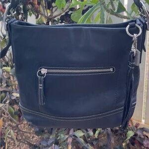 Coach Black Leather Crossbody bag